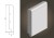 LAGRUS STANDARD 100 R10 RAL 9003 BIAŁA LISTWA PRZYPODŁOGOWA MDF WILGOCIOODPORNE